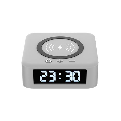 alarm clock with wireless phone charger